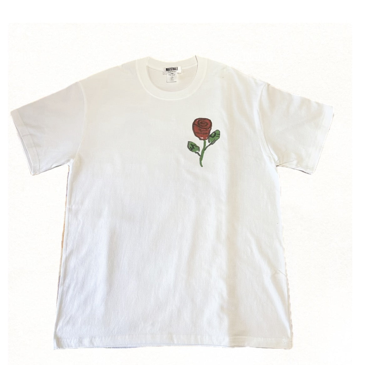 T-shirt white “rose”